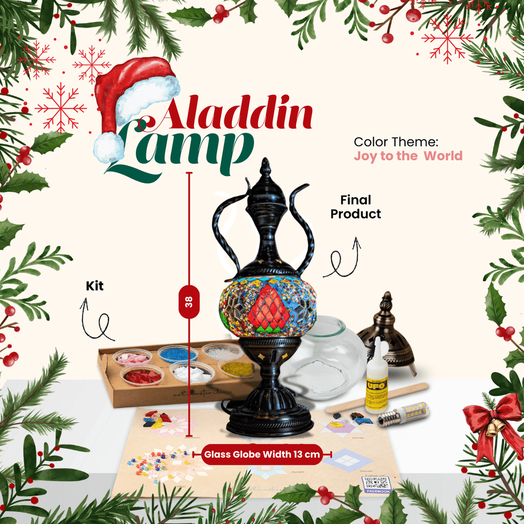 Aladdin Lamp Christmas Collection DIY Kit – Art Masterclass USA
