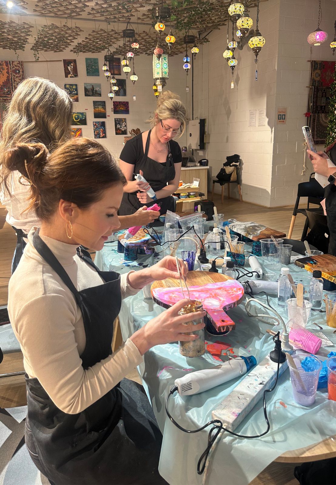 Resin Art Classes in Dallas