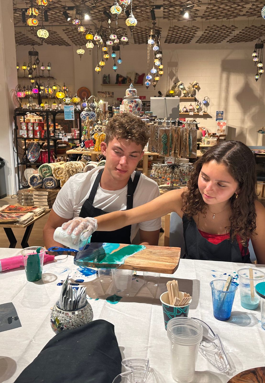 Resin Art Classes in Dallas