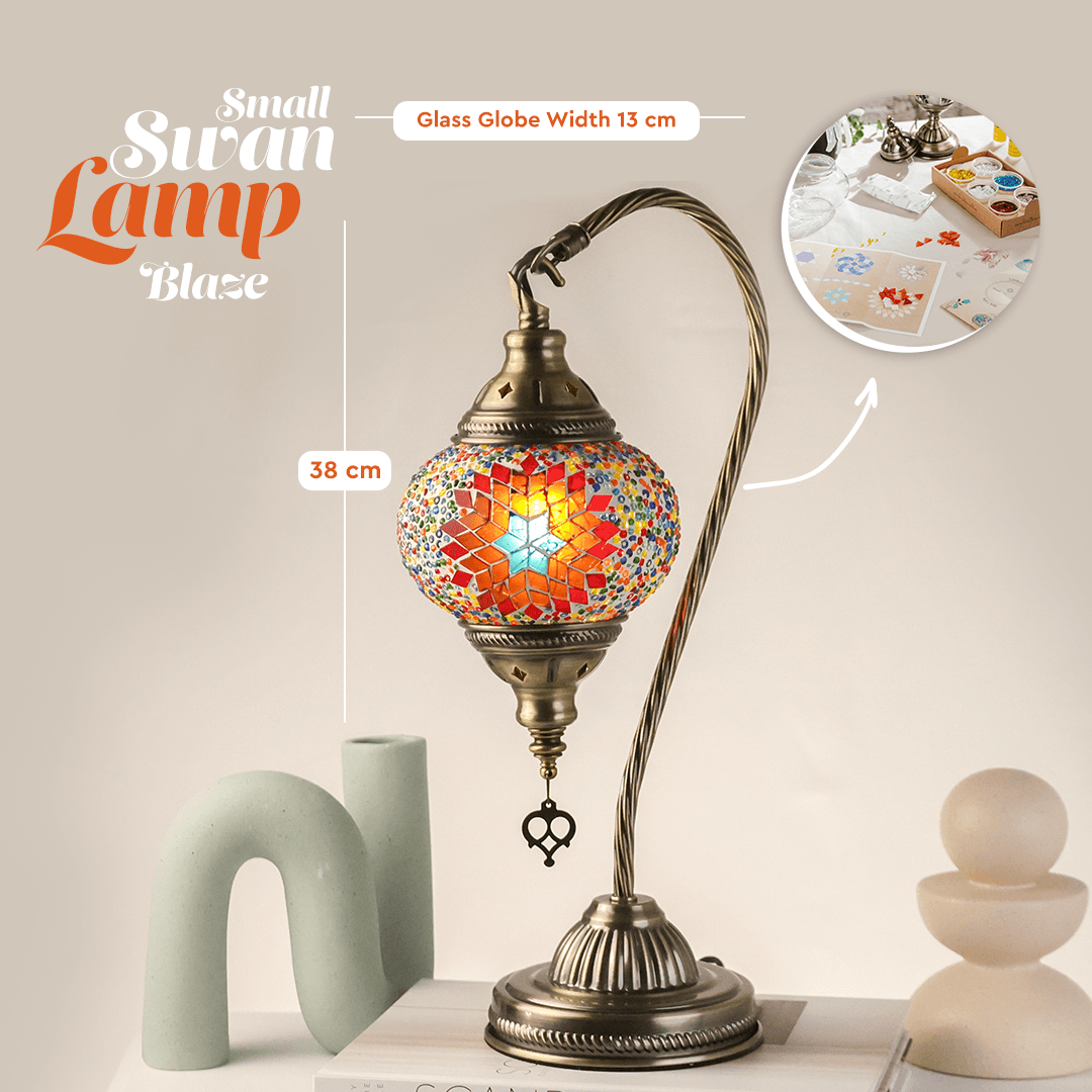 Small Swan Lamp DIY Kits – Art Masterclass USA - Main Image